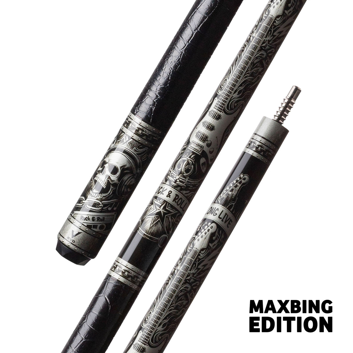 Evo Rebel Cue Maxbing Edition - Black Leather Wrap