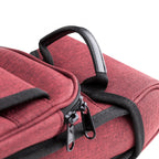 Jflowers 3x5 Rosso - fodero per stecche da biliardo pool dettaglio maniglia e zip