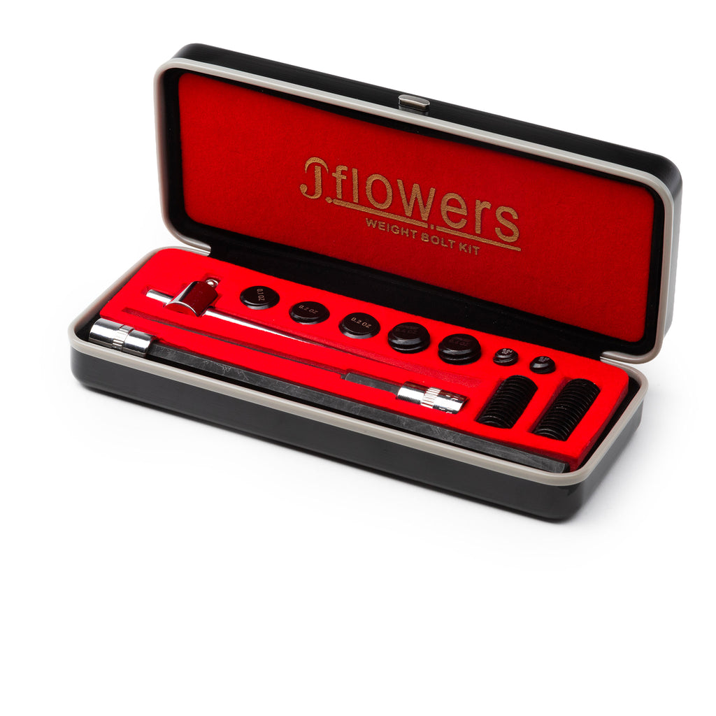 Jflowers - set pesi accessori per stecca da biliardo pool packaging aperto