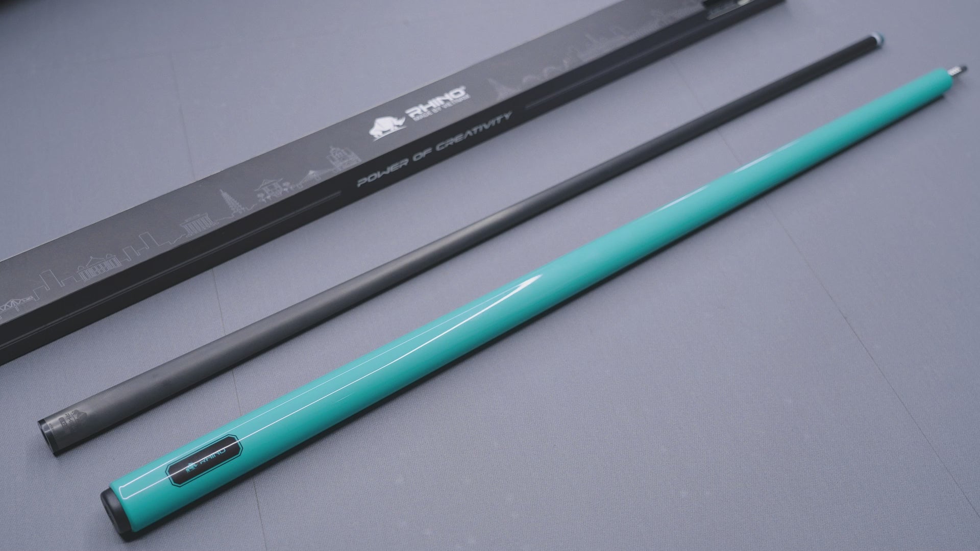 Rhino Luminax - stecca da biliardo pool Video presentazione turquoise
