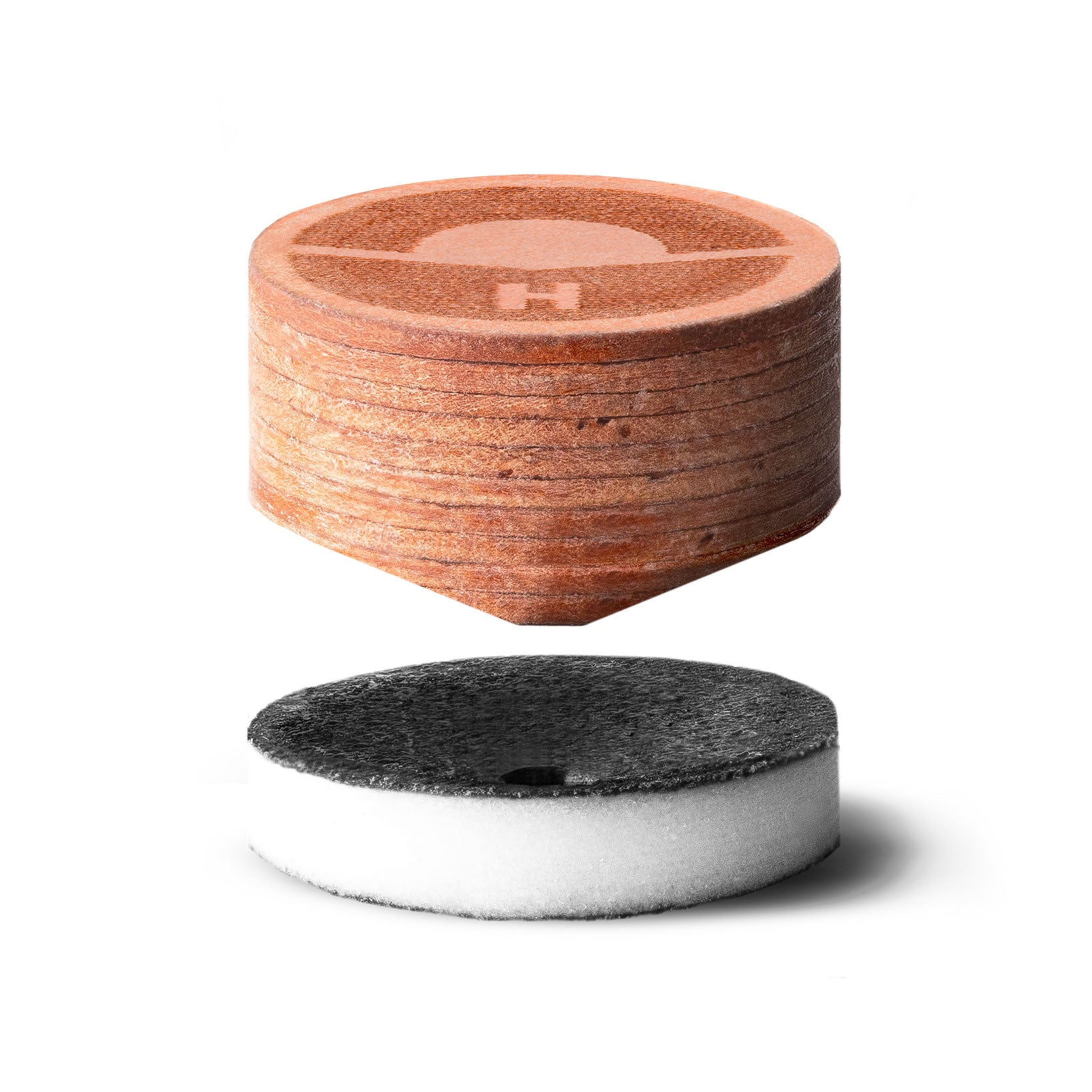 Roli H – cuoio per puntali da biliardo pool vista sezionata